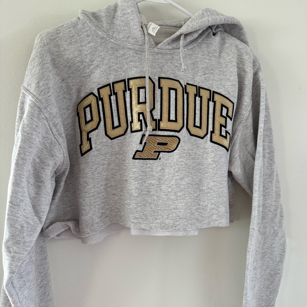 Purdue cropped hoodie